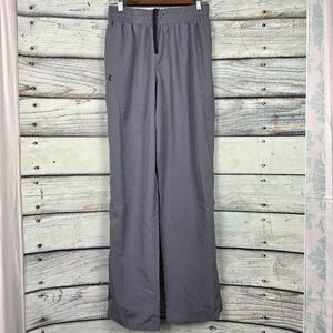 Under Armour Athletic Pants Mens Loose Fit Gray XL